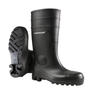 DUNLOP 142PP 黑色安全水鞋