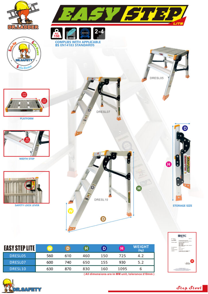 DR LADDER EASYSTEP LITE STEPSTOOL LADDER