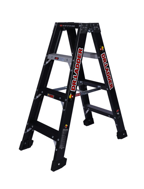 HEROSTEP 系列 : HEROSTEP 2-STEP AS/NZS FIBERGLASS DOUBLE SIDED A-FRAME LADDER (Model#AS-TR-DFB)